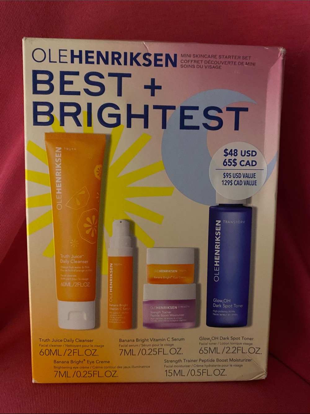Ole Henriksen Bright Skincare Starter Set — Orange, Blue, Pink